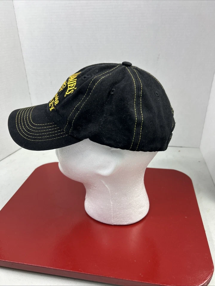 Sombrero de miel Jack Daniel's Tennessee negro y dorado ajustable Gorra trasera camionero popelina Foto 2 de 4