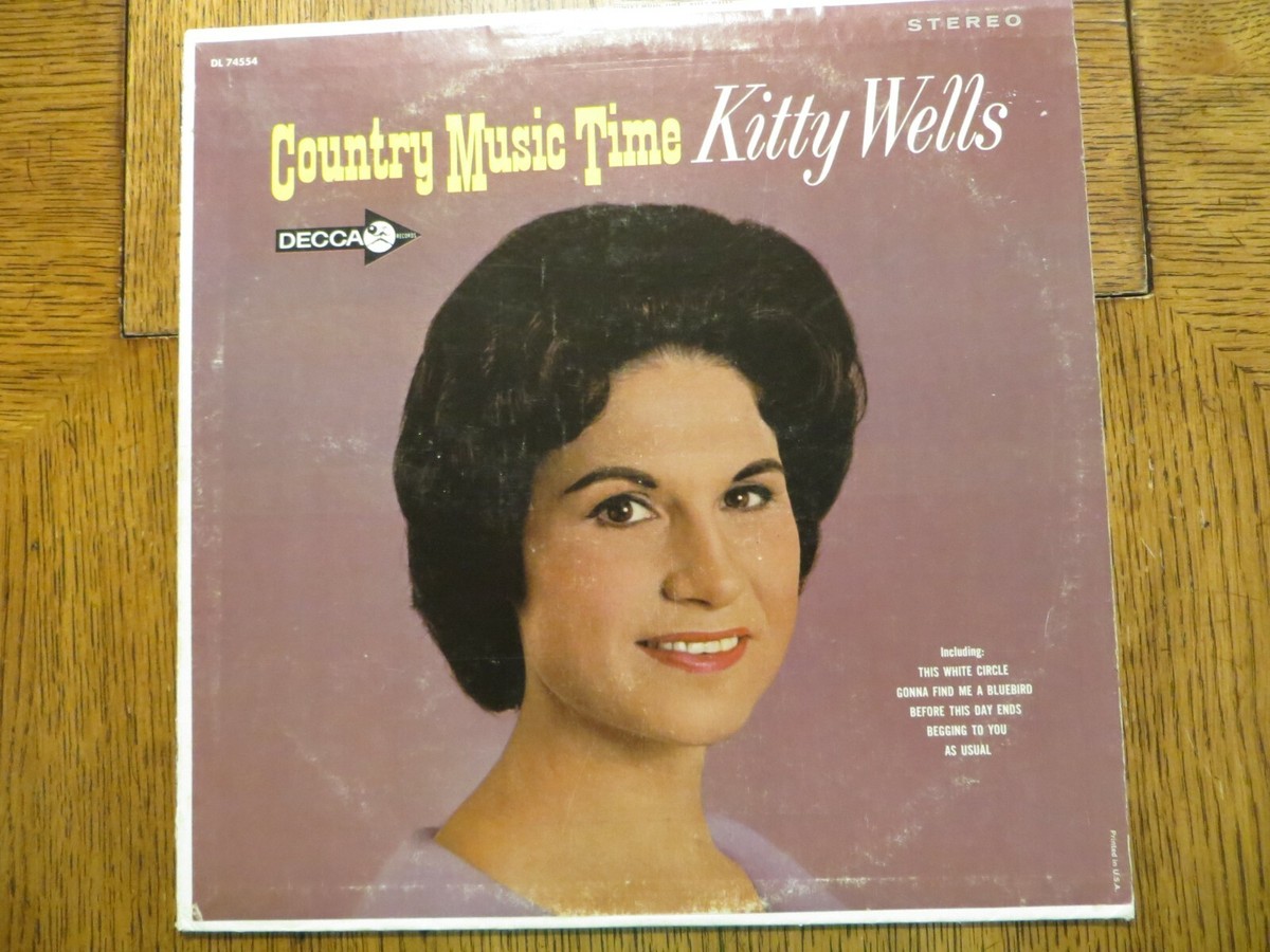 Kitty Wells – Country Music Time - Decca DL 74554 Vinyl LP VG/VG+