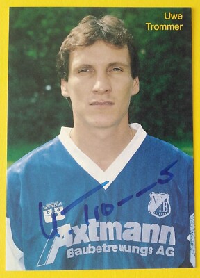 1387 Uwe Trommer VfB Leipzig 1992/93 Autogrammkarte original signiert