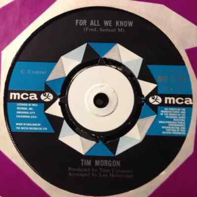 Tim Morgon Take A Look Around Vinyl Single 7inch MCA Records