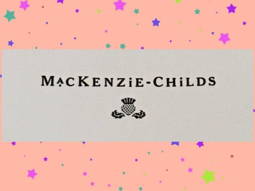 MacKenzie Childs Enamel Pink Rooster 2 Piece Childrens Set - Plate & Bowl - Picture 8 of 8