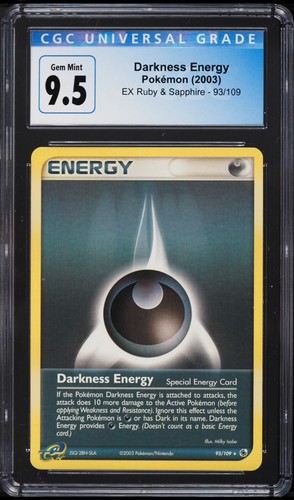 Darkness Energy graded CGC 9.5 for sale on eBay