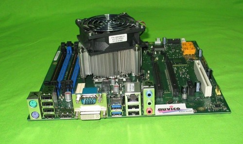 Fujitsu D3161-A12 GS1 Mainboard Bundle + CPU 2 x 2,9GHz G850 SR05Q Kühler Lüfter