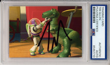 1995 DISNEY SKYBOX TOY STORY #8 BUZZ LIGHTYEAR SIGNED CARD TIM ALLEN PSA DNA COA