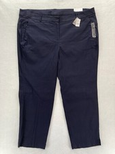 Lane Bryant 4-Season Pants Women's Plus 26 Blue Stretch Fabric Ankle High Rise