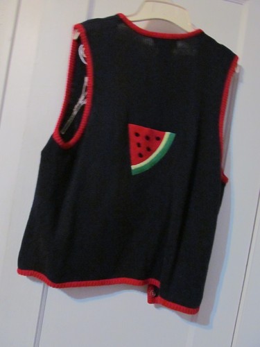 Woman's colorful summer look vest size m - Picture 3 of 3