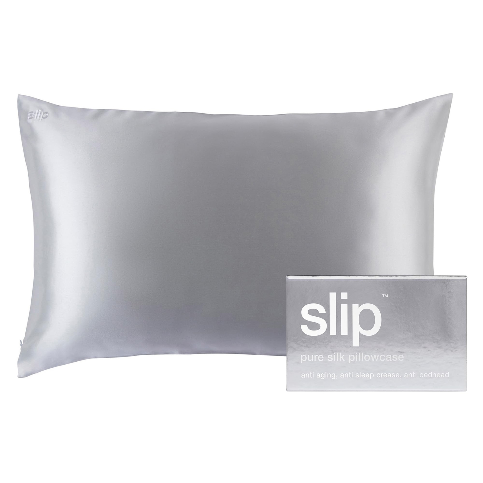 SLIP Queen Silk Pillow Cases - 100% Pure 22 Momme Mulberry Silk Pillowcase fo...