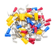 Wire Crimp Connectors Piggy Back Insulated Spade Terminals 12-10 16-14 22-16 AWG