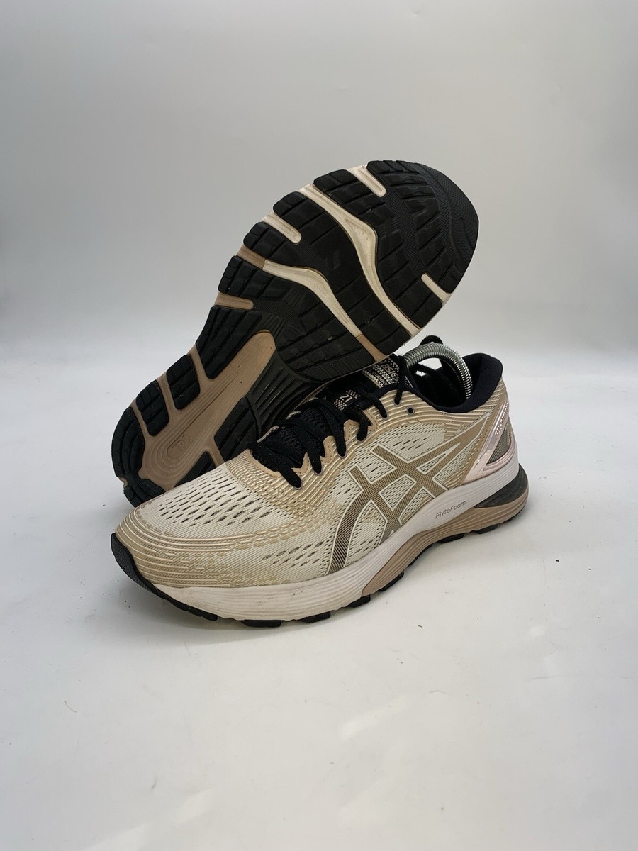 21 Platinum Asics Nimbus 21 Gold ASICS Gel Nimbus 21 Running Shoes Womens  10 Gym 1012A608 Rose Gold White