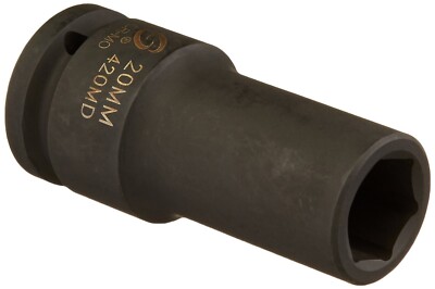 Sunex 3/4" Antrieb Schlagstecknuss Metrisch, Tief, 6-kant - Aus Chrom-Molybdän-Stahl, Radius Eckdesign