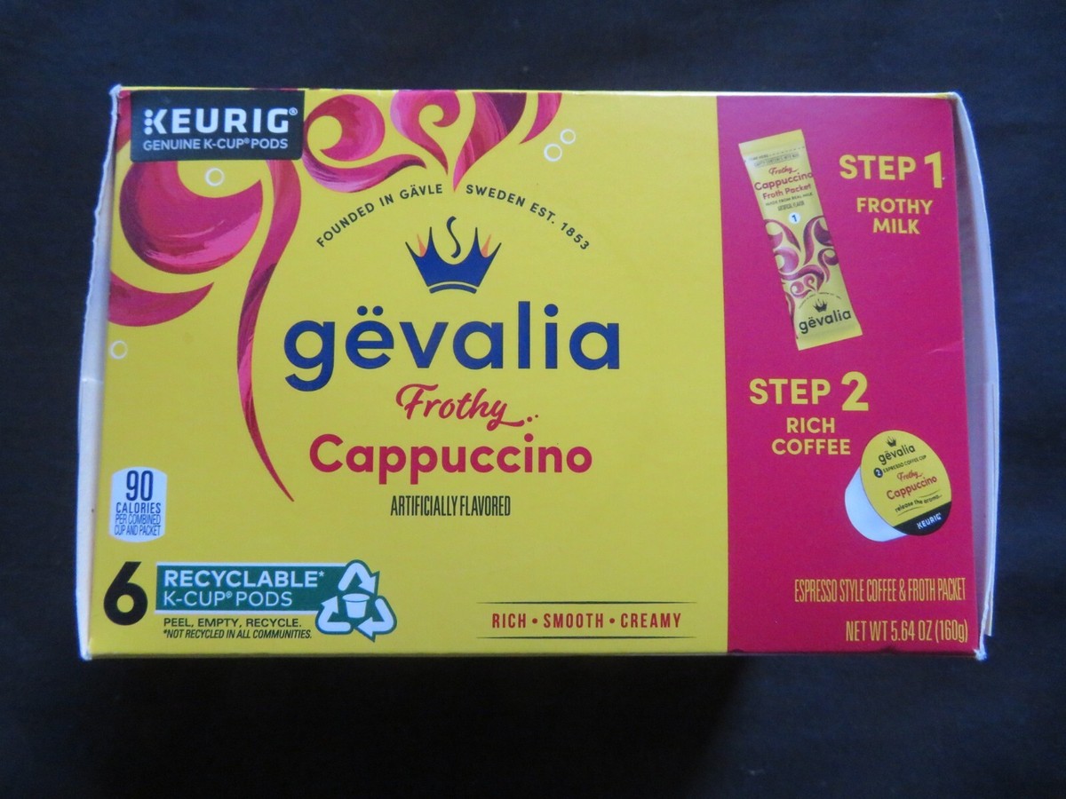 Froth Packets Gevalia Cappuccino Gevalia Frothy 2-Step Cappuccino - Main Image