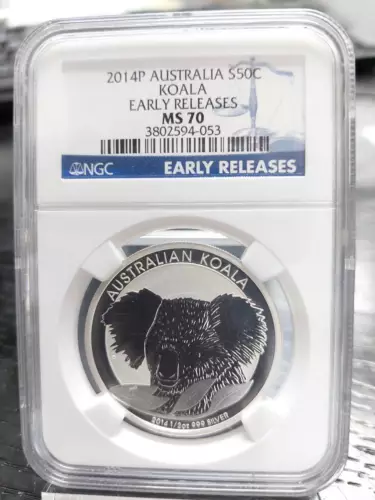 2014 P Australia Koala ER NGC MS-70 ER