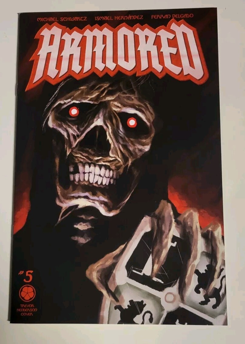 ARMORED #5 (OF 5) 12/2024 VF+ COVER A TREVOR HENDERSON CLOVER PRESS