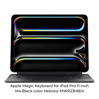 Apple Magic Keyboard for iPad Pro 11 inch M4 Black color Hebrew