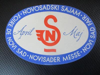 (11247) Reklamemarke - Messe Novi Sad