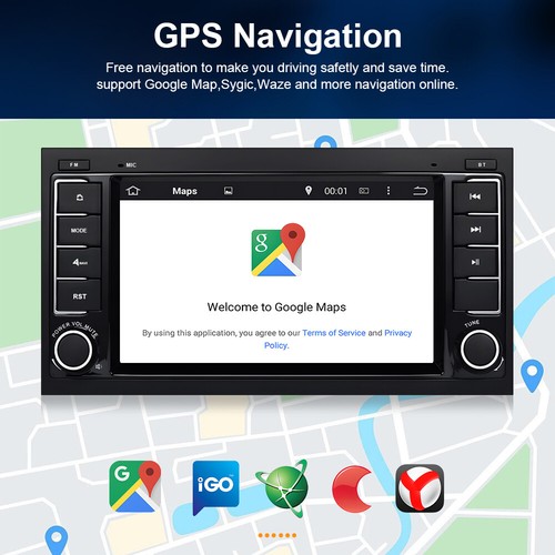 Für VW Touareg T5 Multivan Transporter CarPlay Autoradio Android 13 DAB+ 3+32GB - Bild 6 von 16