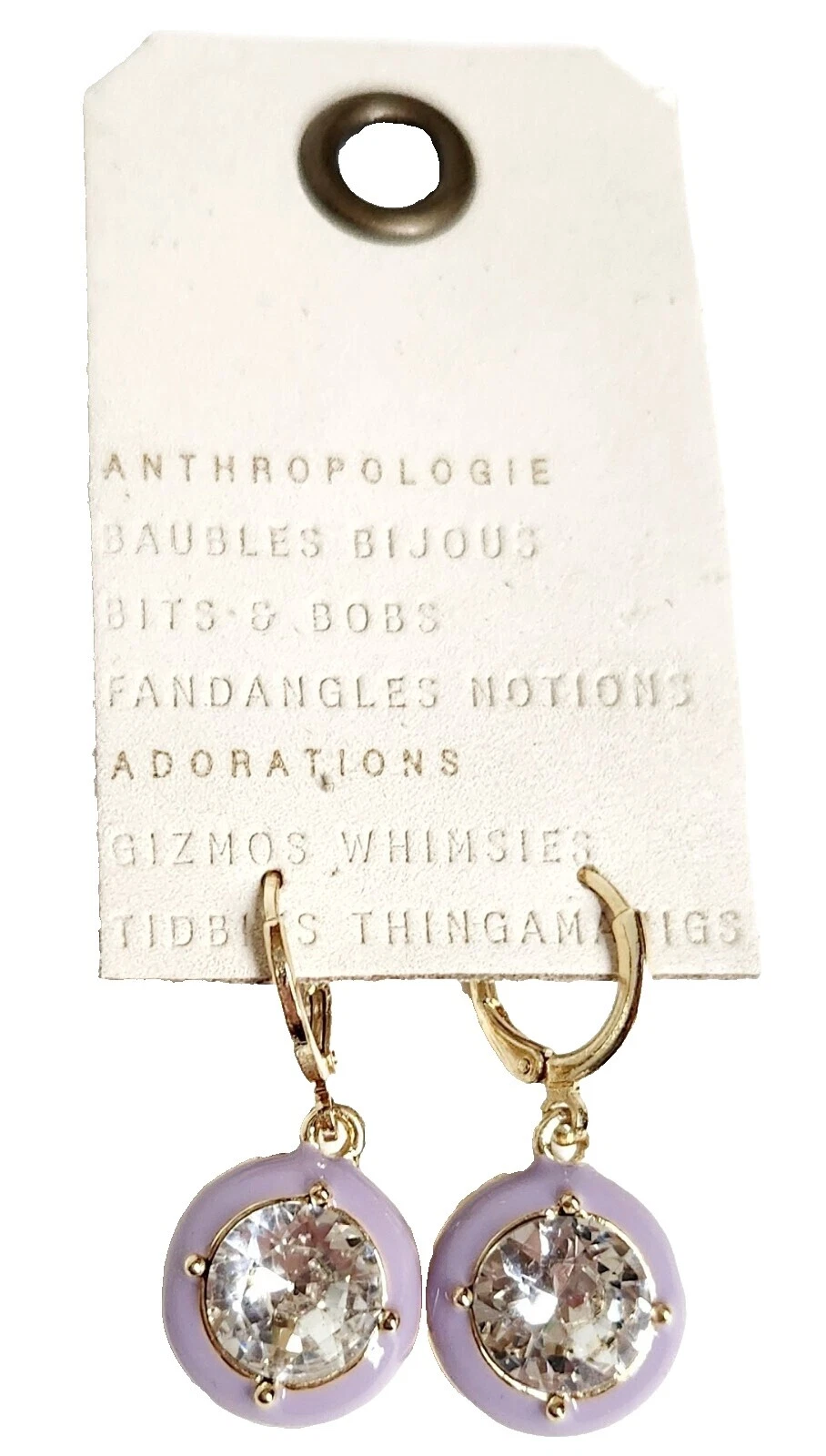 Pendientes de Moda De Latón Anthropologie