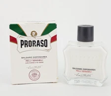 Proraso Balsamo Dopobarba Pelli Sensibili  Aftershave Balm Sensitive Skin 3.4 oz