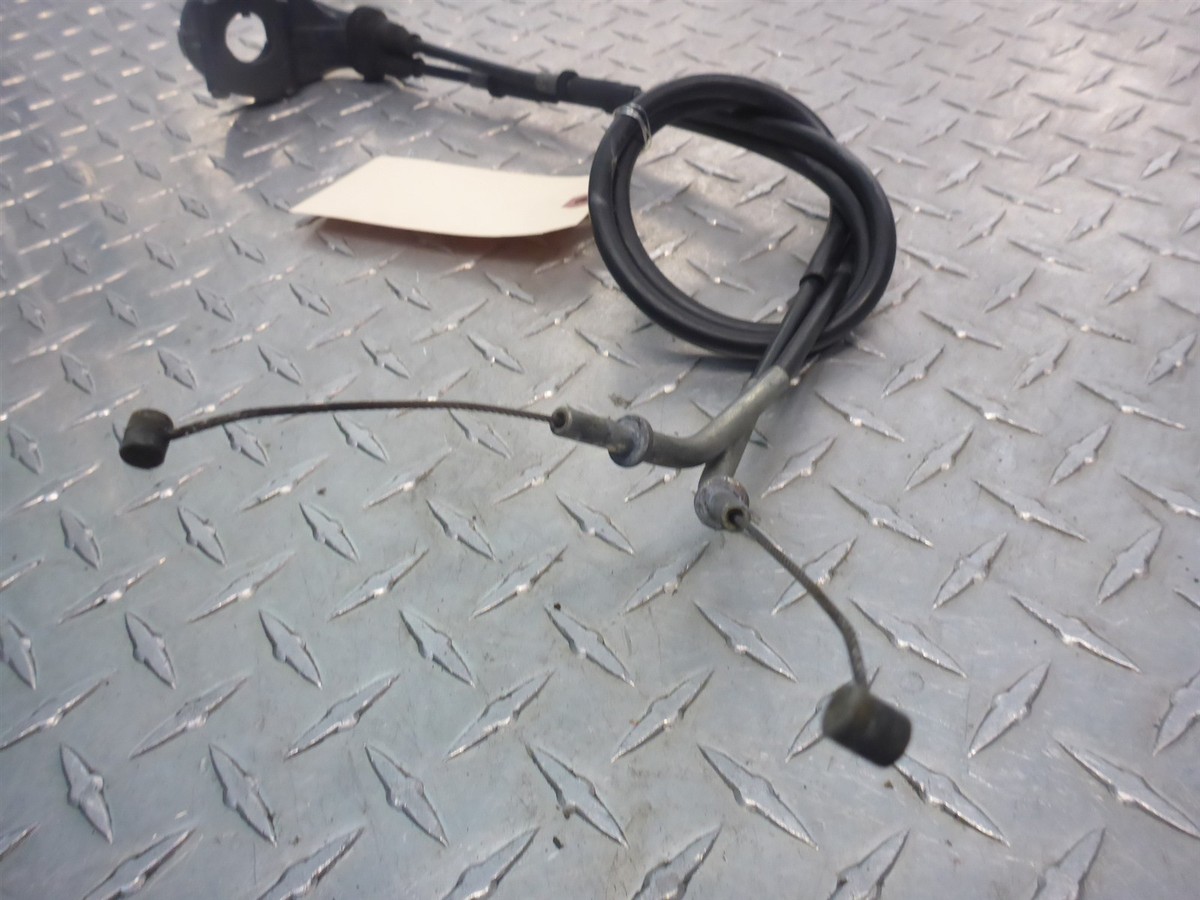 98 Kawasaki Ninja ZX 600 ZX600G Throttle Cables Lines Perch