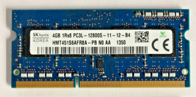 SKhynix  4GB (1x4GB)DDR3 SODIMM HMT451S6AFR8A-PB N0 AA PC3-12800S-11-12-B4#R1899