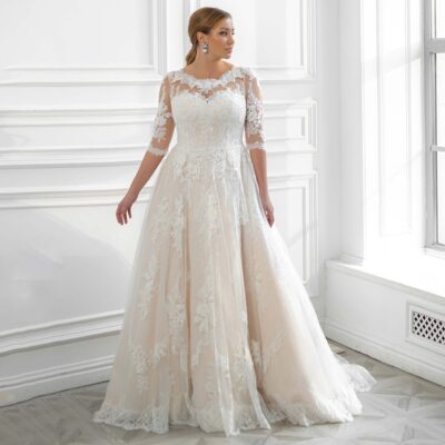 classic plus size dresses Plus Size Classic Wrap Belted Dress main image 1