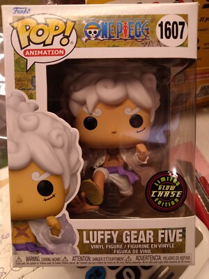 Funko Pop! One Piece - Luffy Gear Five (Chase) Édition Limitée Glow - 1607