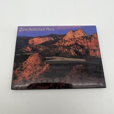 Zion National Park Souvenir Fridge Magnet Kolob Terrace View Sunset Utah