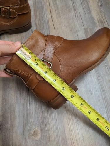 L.L. Bean Shoes Mujer Westport Correa al Tobillo Botas Botines Talla 7M(B) Cuero Marrón - Imagen 12 de 12