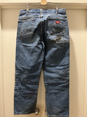 ☆Dickies☆ Double Knee Carpenter Denim Pants Black DIKM241L Vintage DICKIES Double Knee Carpenter Jeans, Black, W32 L30