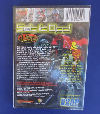 SEALED NEW DVD: D-Aces SET IT OFF, Cycle Stunts Too Sick for