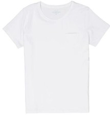 Vineyard Vines Men's White Crewneck Pocket, T Shirt, Large