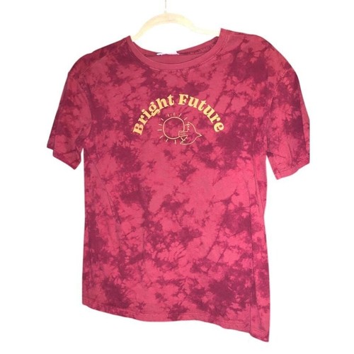 Cat & Jack Graphic Tee Bright Future Tie Dye Short Sleeve Top L Plus