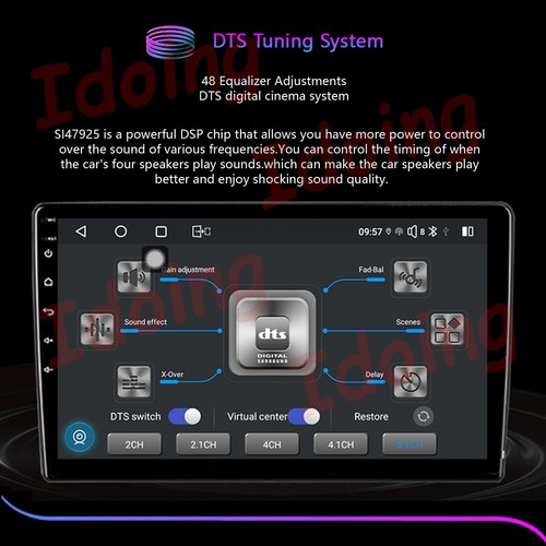 Radio estéreo GPS para automóvil Android12 9" WIFI CarPlay para Toyota Corolla Verso 2004-2009 - Imagen 11 de 18