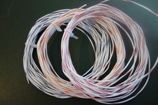 75 Feet 20 Awg Stranded striped 600V Silver Plate Mil Spec Teflon/ PTFE Wire