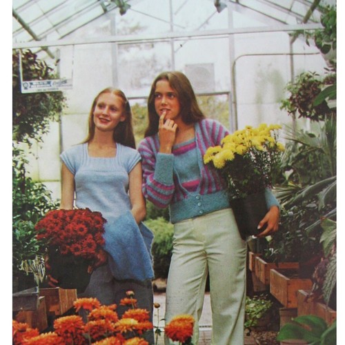 Spinnerin Sweater Shop Booklet Vol 226 Slipons to Cardigans Knitting Instruction - Picture 3 of 11