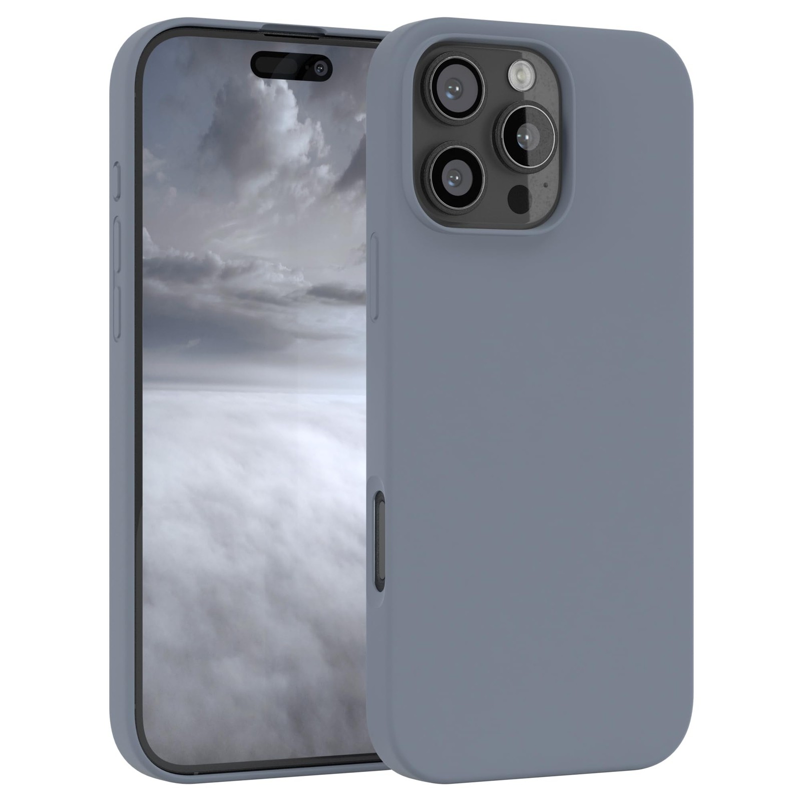 Coque silicone iPhone 16 Pro Max antichoc pour photographe nomade avec cache objectif
