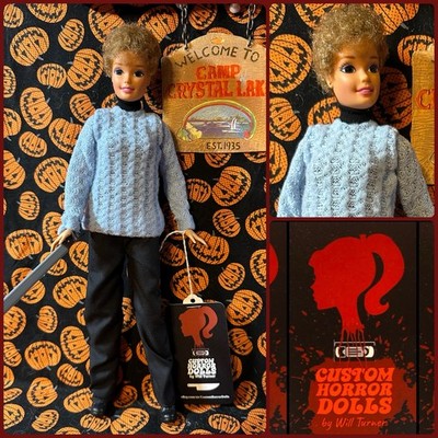 MRS. VOORHEES Friday The 13th CUSTOM HORROR DOLL OOAK Figure PAMELA Jason s Mom