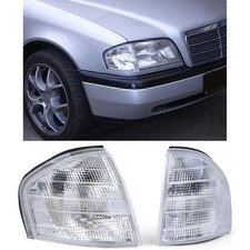 Wei&szlig;e Blinker Paar f&uuml;r Mercedes C Klasse W202 93-00
