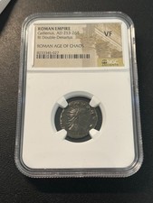 IMPERIO ROMANO GALLIENO DOBLE DENARIO 253-268 AD NGC EN MUY BUEN ESTADO - MONEDA ROMANA - CERTIFICADA