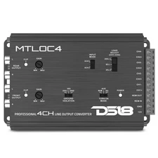 DS18 4-Channel High-to-Low Level Line Output Converter with Remote Turn-On