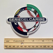 Parche con logotipo bordado manga jersey SERIE DEL CARIBE (Serie Caribe)
