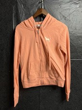 Women  s Coral Colored Pink Zip Jacket Small S