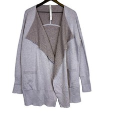 Lululemon Still Lotus Reversible Wrap Cardigan Sweater Purple - L