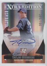 2011 Donruss Elite Extra Edition Prospects 55/100 Taylor Guerrieri #50 Auto 0a7