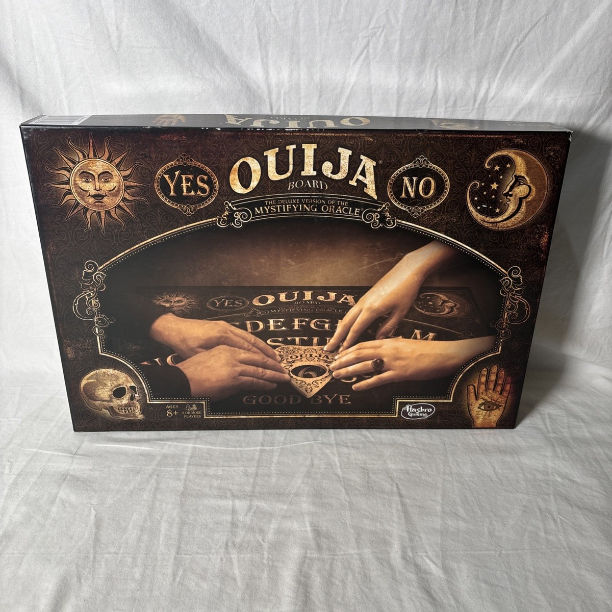 Ouija Spirit Board Game Hasbro Exclusive Edition with Real Wood