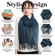 Mens Womens Oversize 100 Cashmere Scotland Wool Blanket Shawl