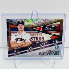 2025 Bowman Draft #BDN-8 Xavier Neyens Draft Night Mini Diamond Refractor 21/150