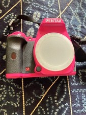 PENTAX Digital SLR Camera Pink with LCD Monitor and Shake Reduction Feature