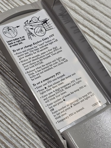 Craftsman 41A6147-10 Garage Opener Wireless Keyless Entry Pad HBW7382 KP7382 - Picture 6 of 6