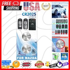Key Fob Battery Replacement for Mazda 2009-2020 3 6 CX-3 CX-5 CX-9 MX-5 Miata...